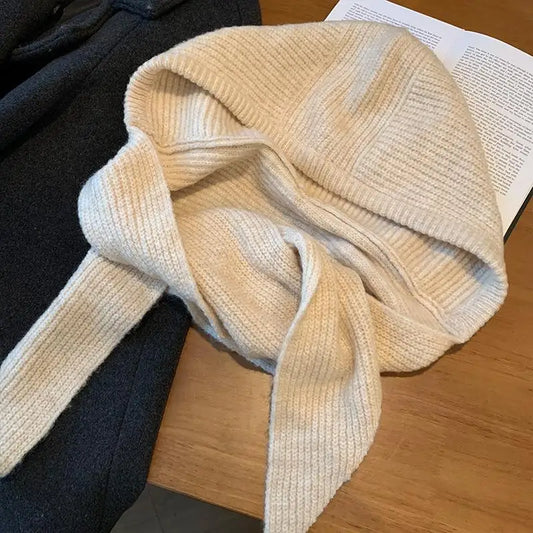 Women's Hooded Scarf Beanie