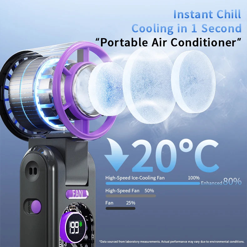 VELTRONICS F17 Foldable Turbo Cooling Fan