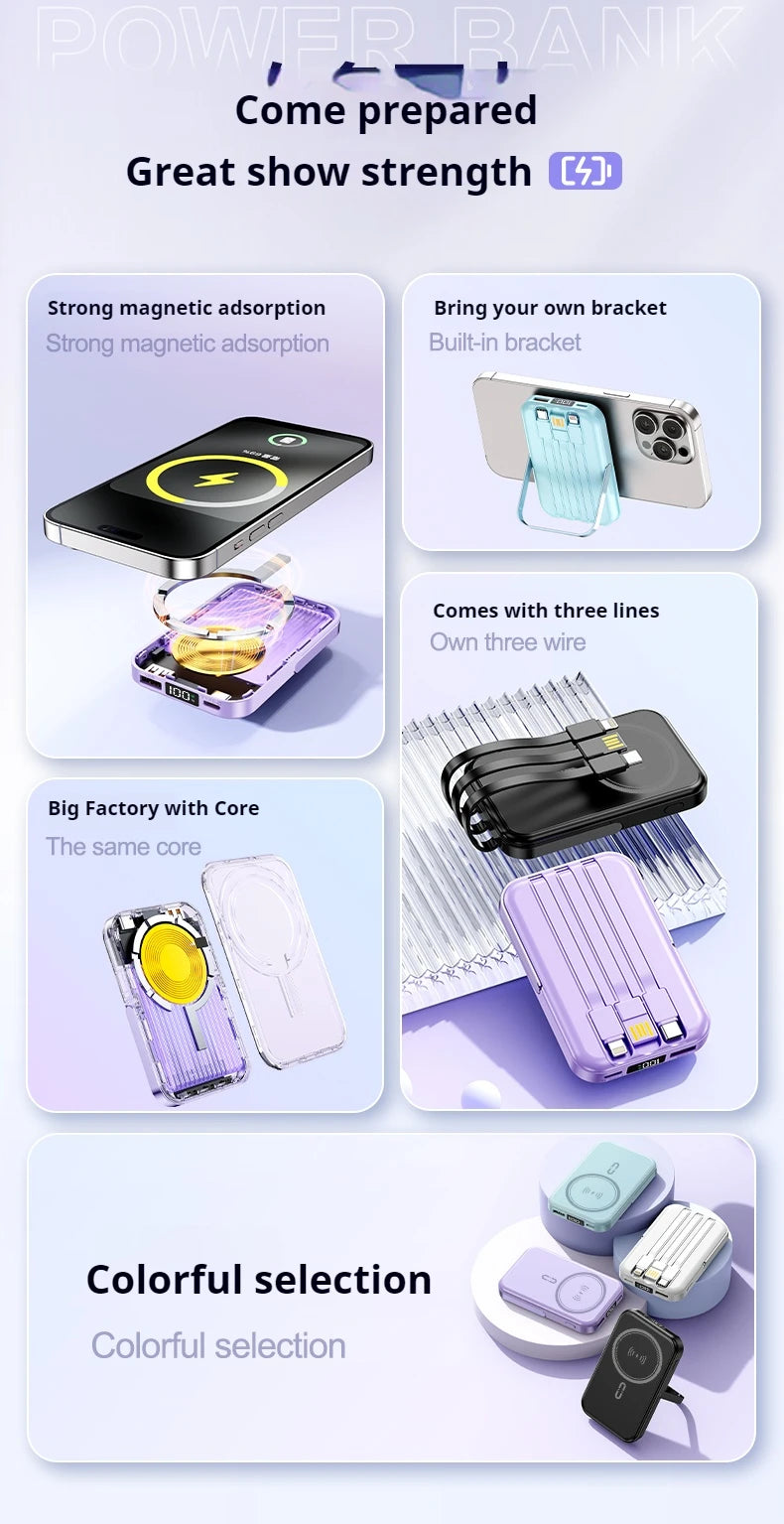 VELTRONICS 22.5W Magnetic Power Bank