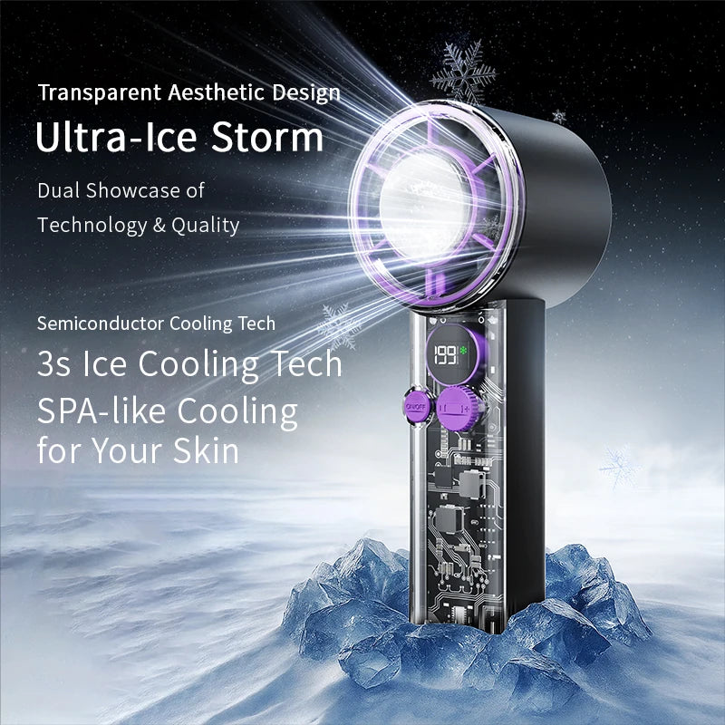VELTRONICS F03 Foldable Ice-Cooling Fan