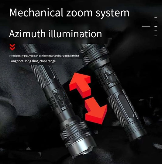VELTRONICS Rechargeable Zoom Flashlight