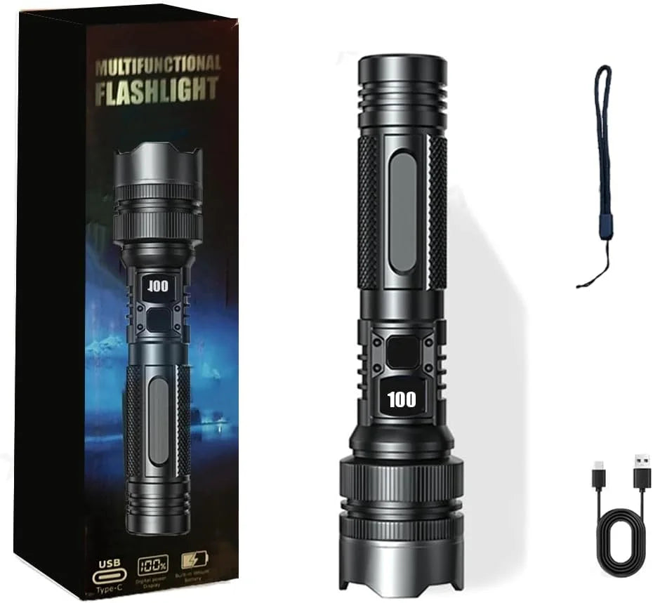 VELTRONICS Rechargeable Zoom Flashlight