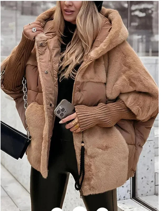Women's Loose Hooded Winter Jacket