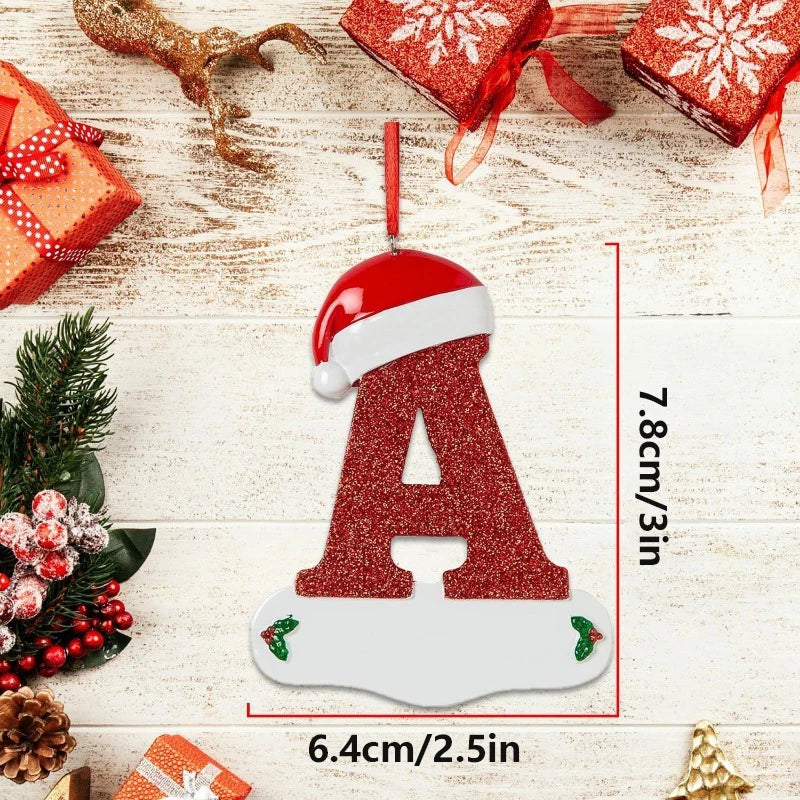 Personalised Letter Christmas Tree Ornament