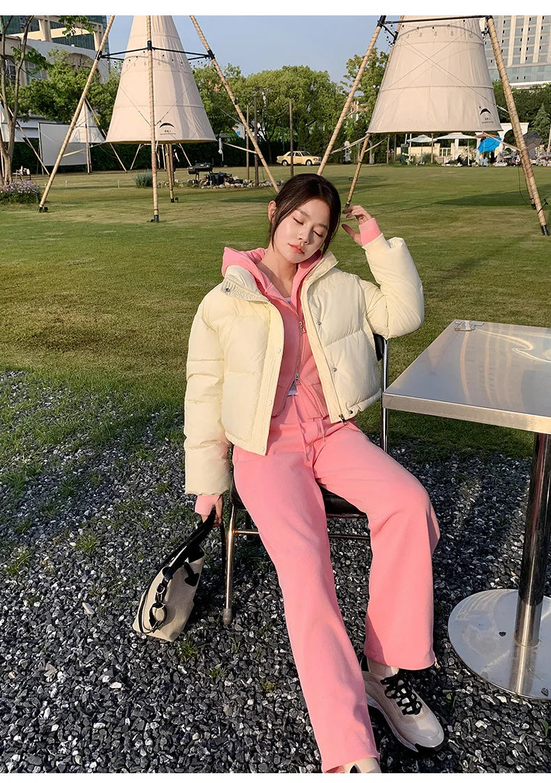 Women's Cropped Puffer Jacket