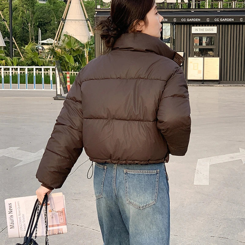 Women's Cropped Puffer Jacket