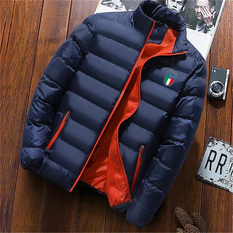 Men's Stand-Collar Winter Parka