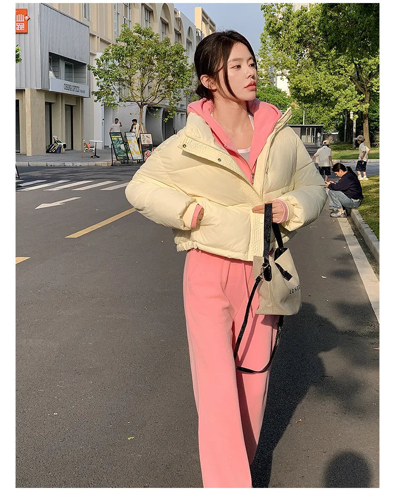 Women's Cropped Puffer Jacket