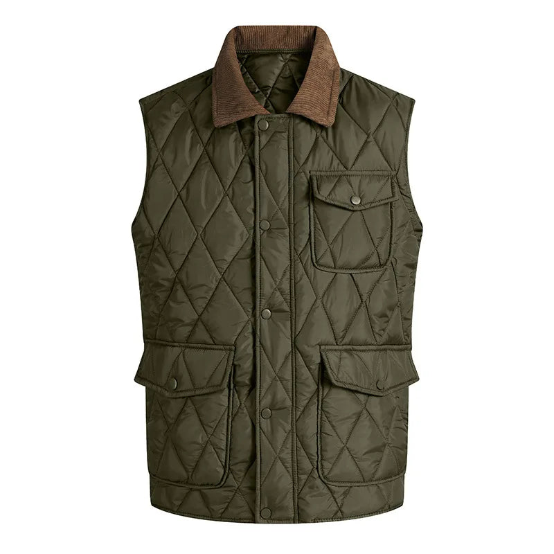 Men's Padded Sleeveless Winter Vest