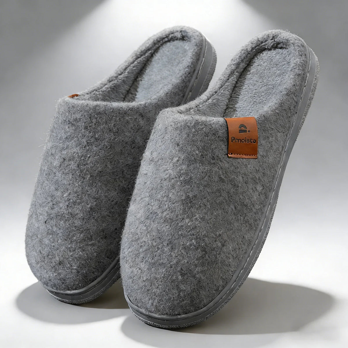 Men's Felt Platform House Slippers