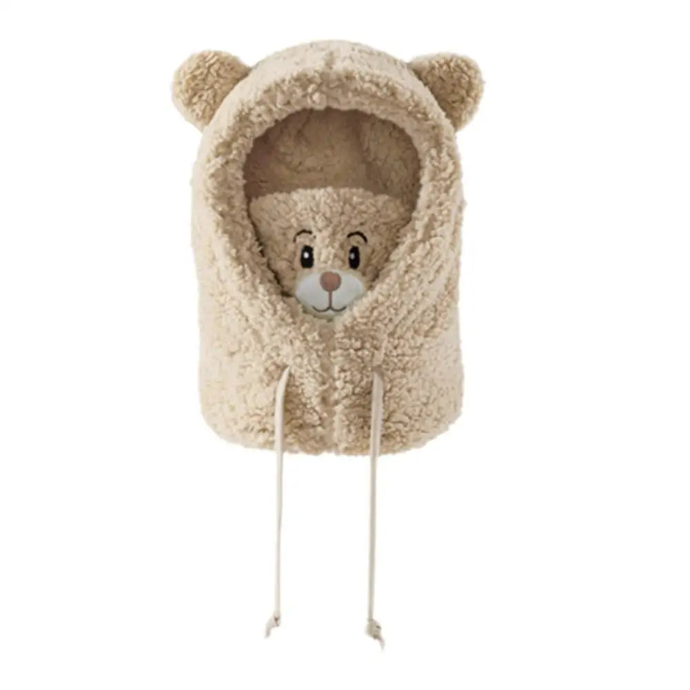 Women's Bear Plush Winter Hat