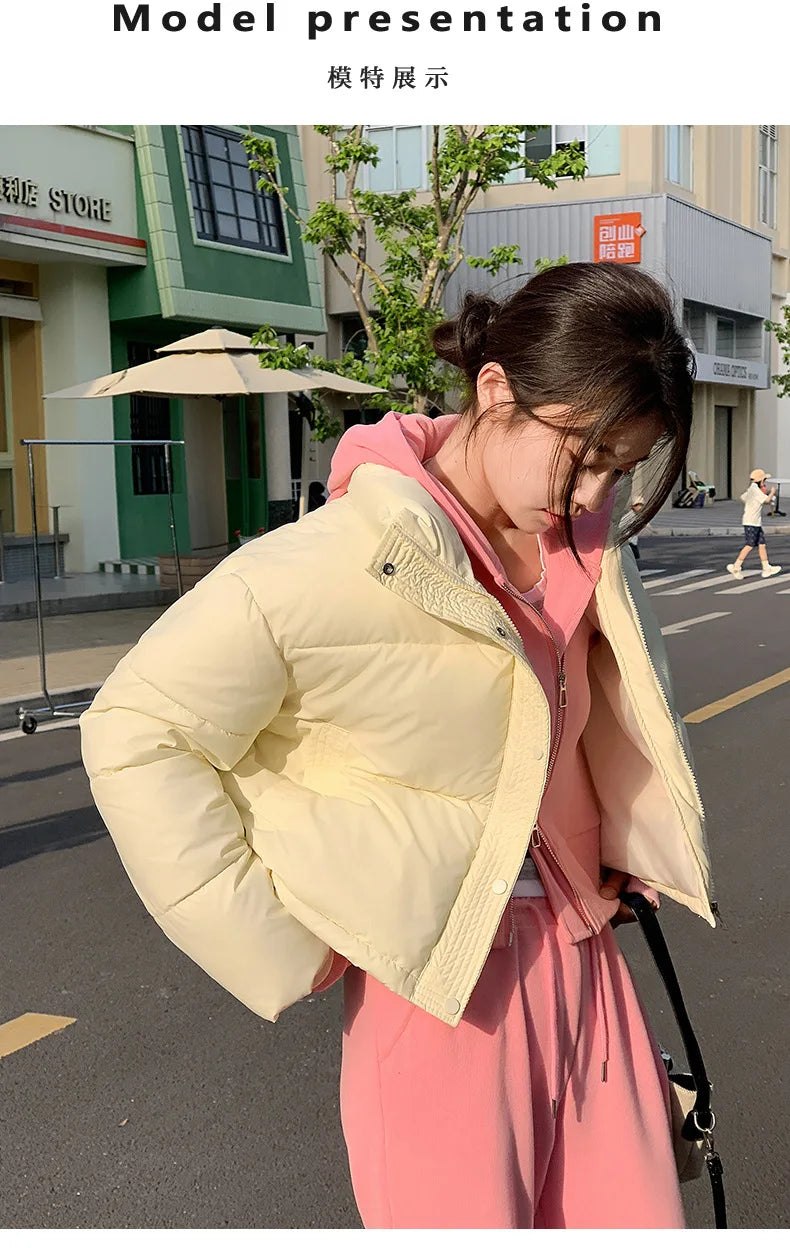 Women's Cropped Puffer Jacket