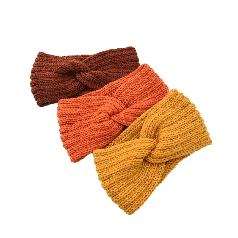 Women's Wool-Knit Ear Warmer Headband
