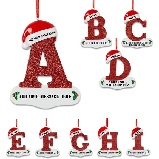 Personalised Letter Christmas Tree Ornament