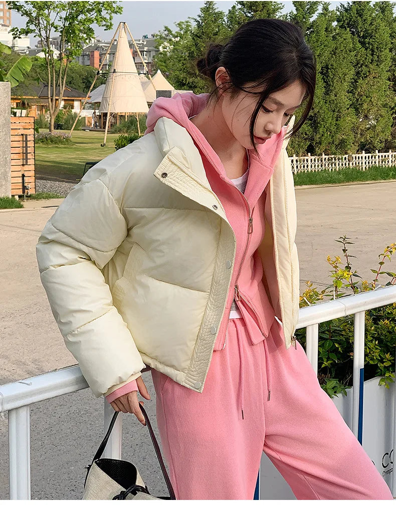 Women's Cropped Puffer Jacket