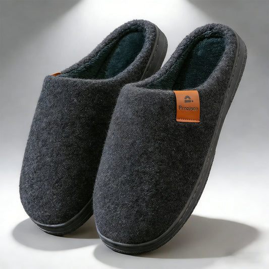 Men's Felt Platform House Slippers