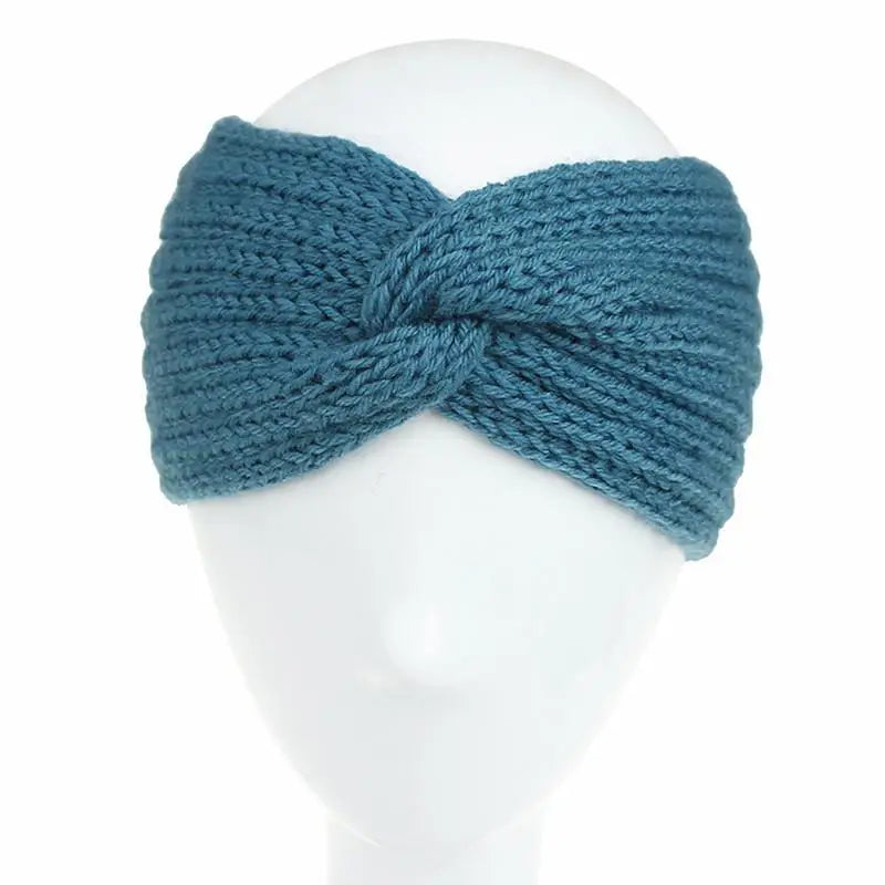 Women's Wool-Knit Ear Warmer Headband