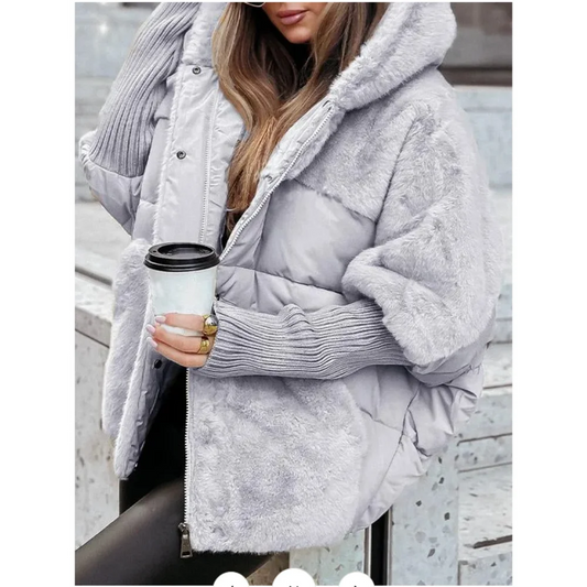 Women's Loose Hooded Winter Jacket