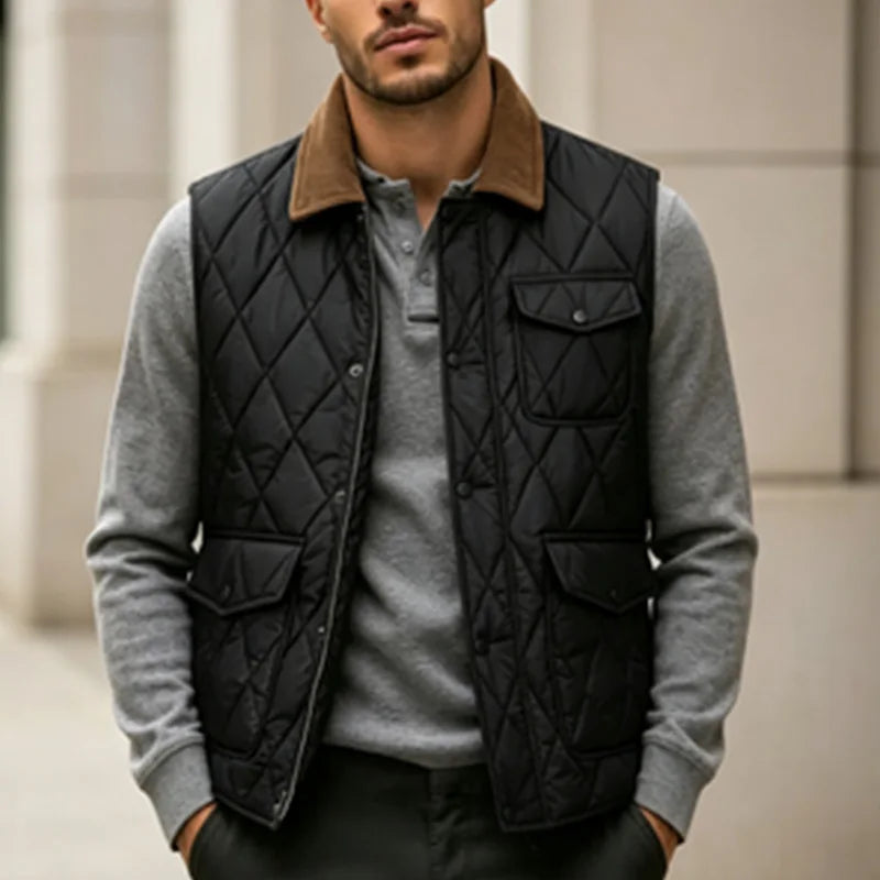Men's Padded Sleeveless Winter Vest