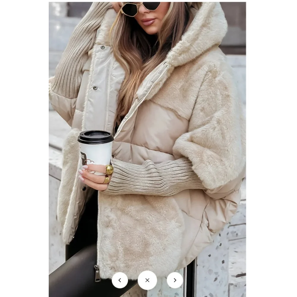 Women's Loose Hooded Winter Jacket