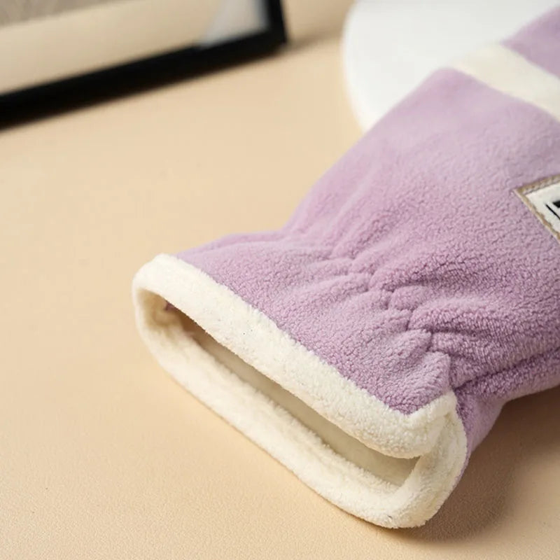 Women's Fleece-Lined Touchscreen Sports Gloves
