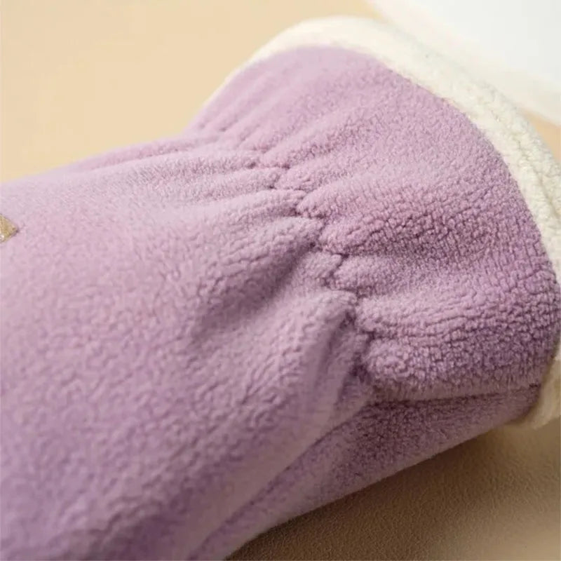 Women's Fleece-Lined Touchscreen Sports Gloves