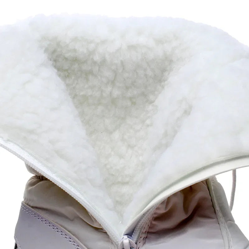 Plush-Lined Platform Winter Boots