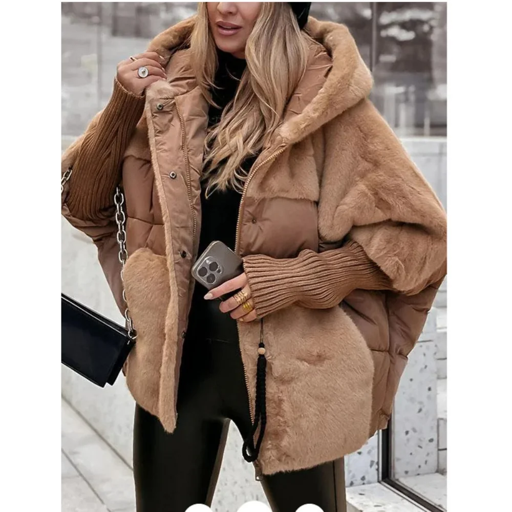 Women's Loose Hooded Winter Jacket