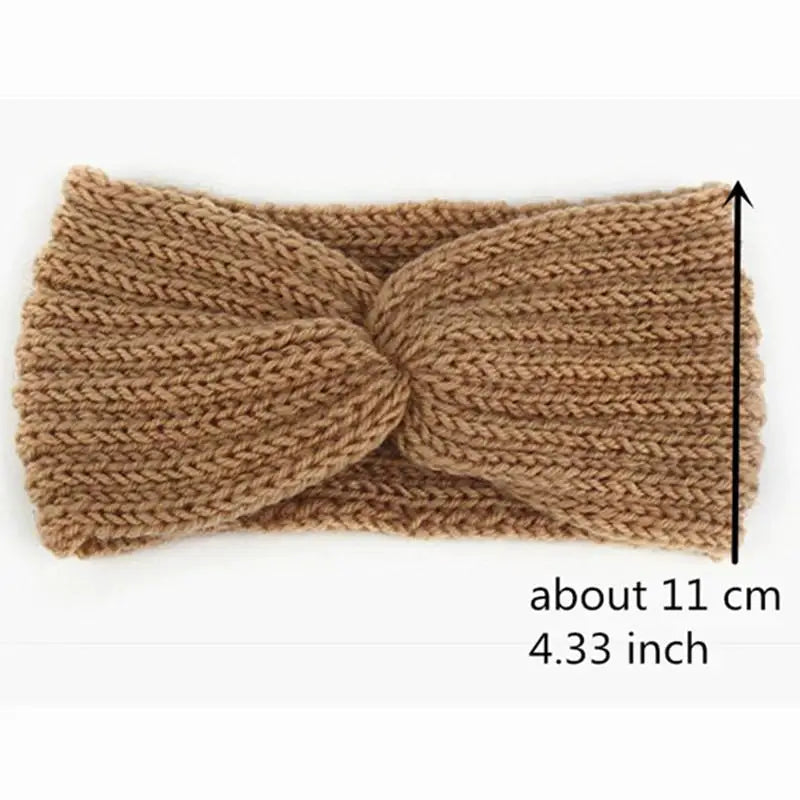 Women's Wool-Knit Ear Warmer Headband