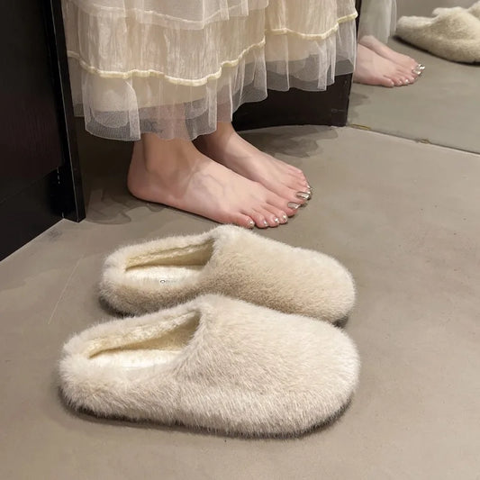 Women's Furry House Slippers