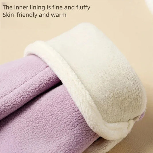 Women's Fleece-Lined Touchscreen Sports Gloves