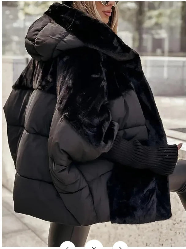 Women's Loose Hooded Winter Jacket